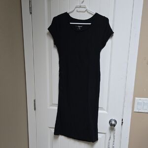 Liz Lange For Target Maternity Pregnancy Black Women's Dress Short Sleeve Small